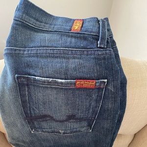 New 7 for all Mankind high waist bootcut jeans
